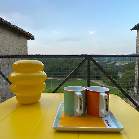 Appartamento Balcone Sulla Vigna - Romantic Getaway In Umbria -Borgo Solfagnano *